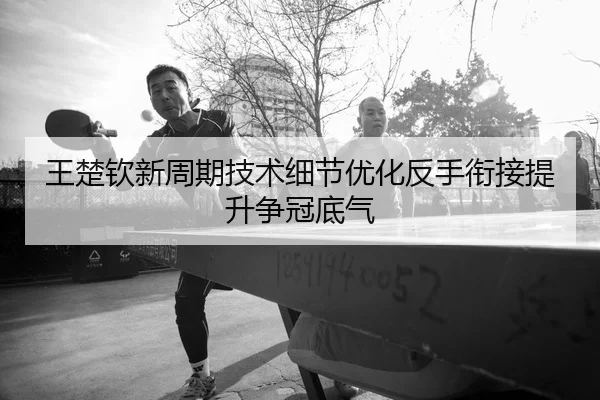 王楚钦新周期技术细节优化反手衔接提升争冠底气