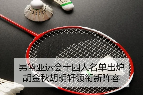 男篮亚运会十四人名单出炉 胡金秋胡明轩领衔新阵容
